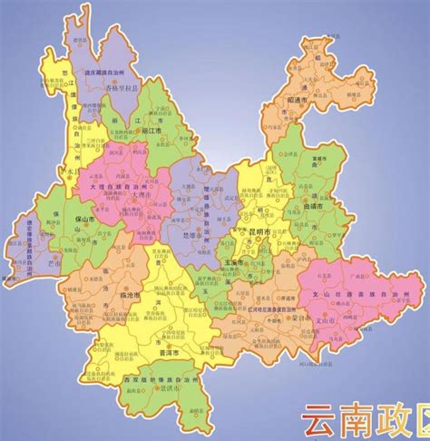 云南有哪些城市|云南省城市规模划分：1个特大城市，3个中等城市，21个小城市